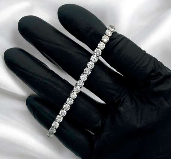 11ct Natural Diamond Tennis Bracelet